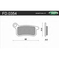 Newfren Front Brake Pads for KTM 65 SX 2002-2022 >Off Road Sintered