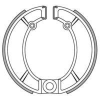 Newfren Front Brake Shoes for Bultaco FRONTERA 250 MK10 1977-1978