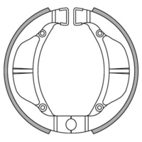 Newfren Front Brake Shoes for Suzuki RM60 2003