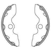 Newfren Front Brake Shoes for Honda TRX300 2WD 1988-2000