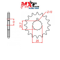 MTX Front Sprocket 15T Kawasaki Z1 (Z900) 1973-1975 10-001-15