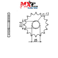 MTX Front Sprocket 17T for Suzuki DL650 V STROM 2006-2017 10-3VD-17