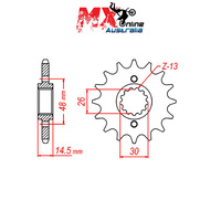 MTX Front Sprocket 16T Honda CB750K 1980-1982 10-438-16