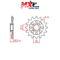 MTX Front Sprocket 14T Ducati MONSTER S4R (996cc) 2006 10-741-14