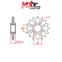 MTX Front Sprocket 16T KTM 990 SUPERMOTO T 2013-2014 10-KT6-16