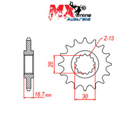 MTX Front Sprocket 15T Honda CRF1000L Africa Twin 2016-2018 10-MAS-15