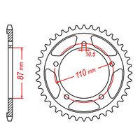 MTX Rear Sprocket 39T for Suzuki SFV650 Gladius LAMS 2013 >520 