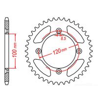 MTX Rear Sprocket 44T for Suzuki RM85 Small Wheel 2021 >428 