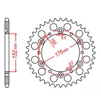 MTX Rear Sprocket 52T for Yamaha WR200 1998 >520 