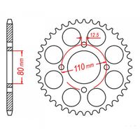 MTX Rear Sprocket 43T for Honda CB750F 1977-1978 >630 