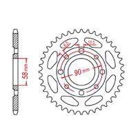 MTX Rear Sprocket 45T for Honda CT200 AUTOAG 1992 >428 