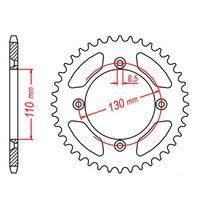 MTX Rear Sprocket 51T for Honda CR80R 1998-2002 >420 