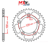 MTX Rear Sprocket 38T 11-744-38