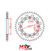 MTX Rear Sprocket 38T 11-KAE2-38