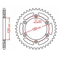 MTX Rear Sprocket 44T for KTM 300 XCW 2013-2014 >520 