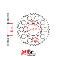 MTX Rear Sprocket 44T Honda CRF1000L Africa Twin DCT 2018 11-MW3-44