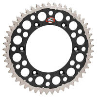 Renthal Twinring Rear Sprocket 50T for Kawasaki KLX 300 R 2003-2007 >Black