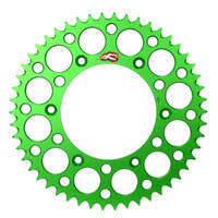 Renthal Ultralite Rear Sprocket 48T for Kawasaki KDX 220 1997-2006 >Green