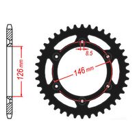 MTX Rear Sprocket 47T Black for Suzuki RMZ250 2014-2015 >520