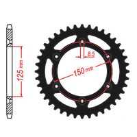 MTX Rear Sprocket 47T Black for KTM 660 SUPER MOTO 2003-2006 >520