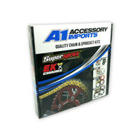 SuperSprox EK Chain Sprocket Kit for Suzuki DR650R 1990-1994 16/42T 520 QX-Ring 