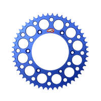 Renthal Ultralite Rear Sprocket 47T for Yamaha YZ 250 2002 >Blue