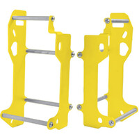 CrossPro Yellow Aluminium Radiator Guard for KTM 125 SX 2007-2010