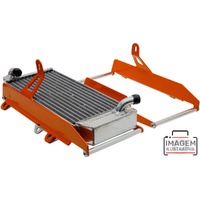 CrossPro Orange Aluminium Radiator Guard for KTM 300 XC TPI 2023-2024