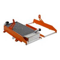 CrossPro Orange Aluminium Radiator Guard for Gas Gas MC 450F 2024-2025