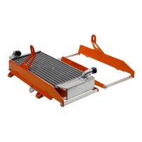 CrossPro Orange Aluminium Radiator Guard for Husqvarna TE150I 2024