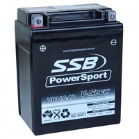 SSB VSPEC AGM Battery for Yamaha FZR250 IMPORT3LN 1989-1993