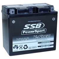 SSB VSPEC AGM Battery for Harley 1340 FXDC DYNA GLIDE CUSTOM 1994-1998