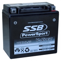 SSB VSPEC AGM Battery for Harley 1200 SPORTSTER XLH 2004-2007