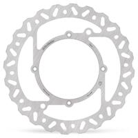 MotoMaster Nitro Left Fixed Front Brake Disc for Husqvarna TE410 2000