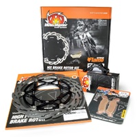 MotoMaster Flame OS Brake Disc Kit Rear for KTM 400 SX 2002