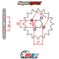 Supersprox Front Sprocket 13T for Honda CR60R 1983-1985 >420