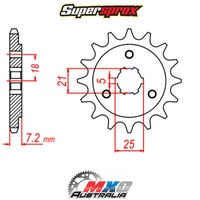 Supersprox Front Sprocket 15T for Suzuki DR800S 1990-1991 >520