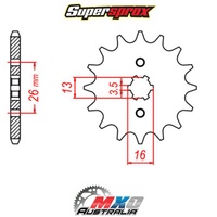 Supersprox Front Sprocket 13T for Kawasaki KDX50 2003-2006 >420