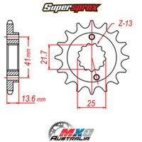 Supersprox Front Sprocket 14T for Honda XR650R 2000-2007 >520