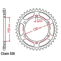 SuperSprox Rear Sprocket 38T 530 Pitch 11-198-38