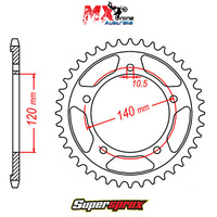 Supersprox Rear Sprocket 41T for Suzuki GSR750 2011-2017 11-35F-41