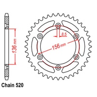 SuperSprox Rear Sprocket 41T for Husqvarna WR360 1996-2002 >520