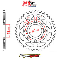 Supersprox Rear Sprocket 60T Daelim VR125 SPORTS 1998-1999 11-437-60