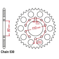 SuperSprox Rear Sprocket 42T 530 Pitch 11-438-42