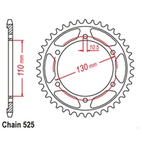 SuperSprox Rear Sprocket 42T for Suzuki GSX-S1000 2015-2021 >525