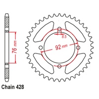 SuperSprox Rear Sprocket 32T 420 Pitch 11-GEL-32