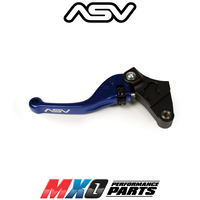 ASV F3 Clutch Lever for Yamaha FZ07/MT-07 2014-2019 (Shorty Blue)