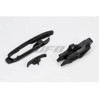 UFO Chain Guide/Slider for Husqvarna TC 125 2014-2023 (Black)