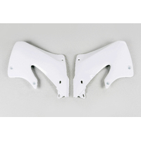 UFO Radiator Covers for Honda CR 125 1998-1999 (White)