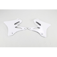 UFO Radiator Covers for Yamaha YZ 125 2002-2014 (White)